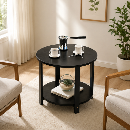 Classic Round Coffee & Tea Table