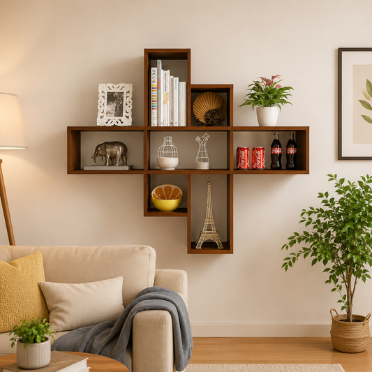 Premium Wooden Wall Shelf