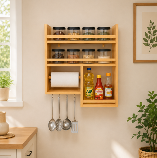 Smart Space-Saving Kitchen Rack
